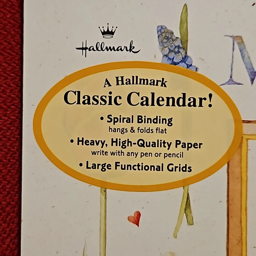 Marjolein Bastin Hallmark @2001 calendar UNUSED Nature's Sketchbook art craft